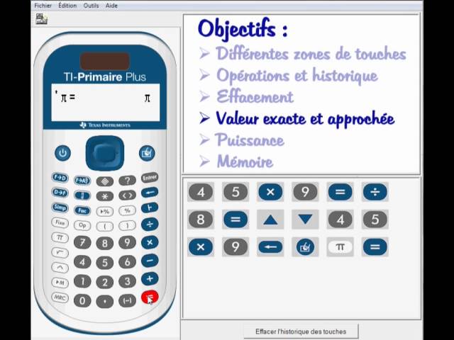 Calculatrice scientifique Texas Instruments TI-Primaire Plus