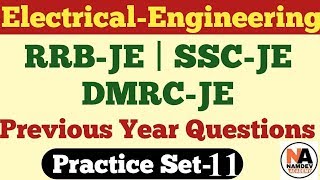 #11 | Electrical Engineering Previous Years Questions | Junior Engineer-SSC JE, DMRC,UPPCL,RVUNL