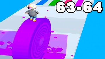 LAYERS ROLL - All Levels Gameplay Walkthrough Android,ios Level 63-64
