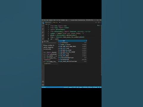 How to find phone number details using PYTHON - YouTube