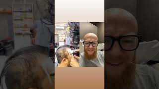 Hairdresser reacts to an amazing comb-over