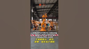 Industrial robots: reducing waste and optimizing production losses #machine #robotics