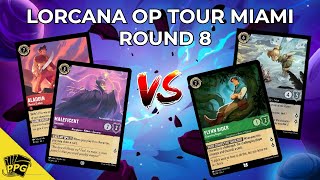Lorcana OP Tour Miami Round 8 - Amber/Sapphire Vs Amethyst/Ruby