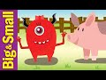 Big and small animals song  fun kids english