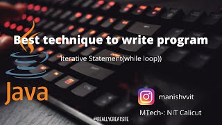 Celebrity Iterative  Statement(while loop): lecture 15 Profile