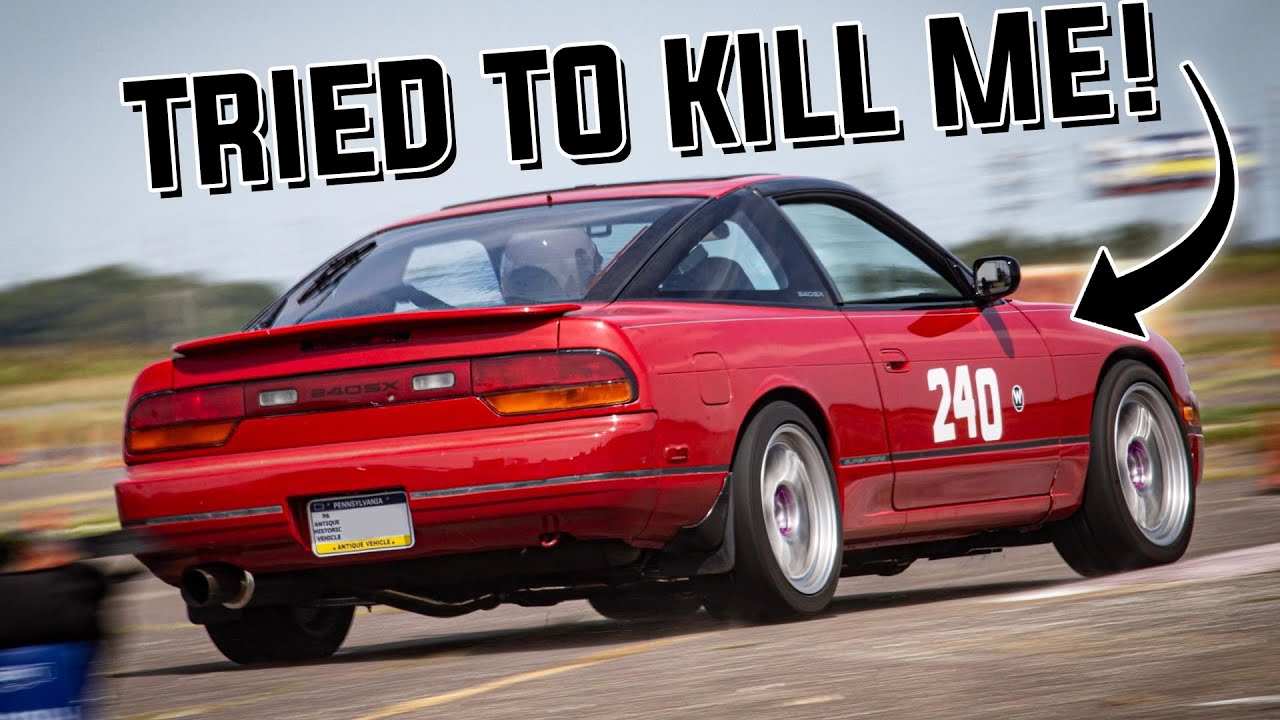 FIRST 2JZ 240SX TRACK DAY! - YouTube