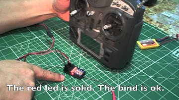 RC Bind Turnigy 9X V2 with HK TR6A V2 6Ch 2.4GHz rx (with original soundtrack)