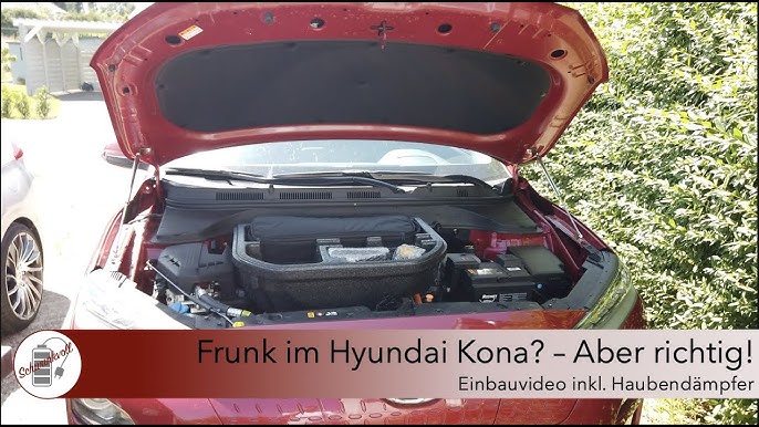 Genius Storage Option Under Frunk, Ev Electric Car, Hyundai Kona