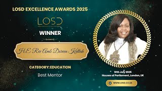 LOSD Excellence Awards 2025 | Houses of Parliament, London UK | Amb Doreen Kaltah