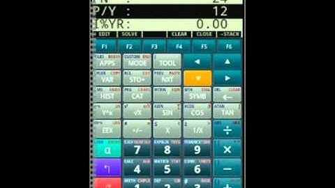 PG Calculator for Android - Using Time Value of Money Solver
