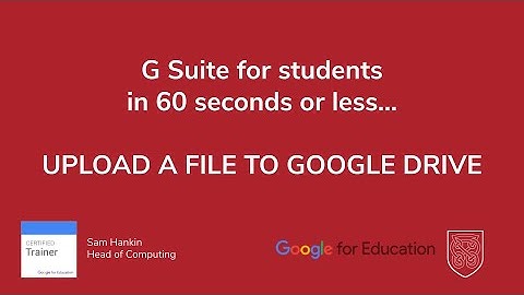 Uploading a file to a Google Classroom Assignment (G Suite in 60 seconds or less)