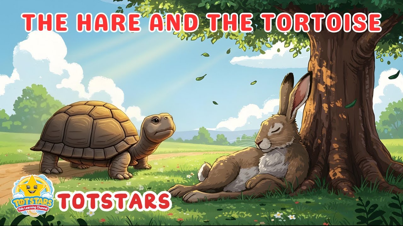 The Hare and the Tortoise | Moral Story for Kids | TotStars Kids ...