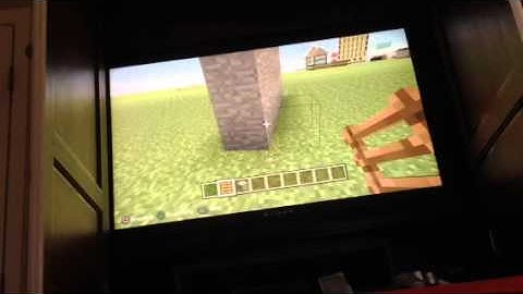Minecraft PS3 invisible block glitch