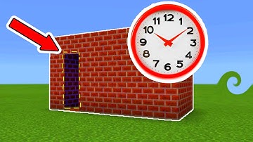 HOW to MAKE a TIME MACHINE on Minecraft Pocket Edition!!!