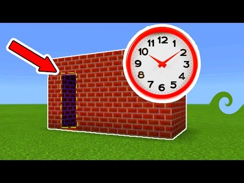 HOW to MAKE a TIME MACHINE on Minecraft Pocket Edition!!!