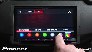How To - AVIC-8000NEX - Change Illumination and Themes