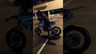 Yamaha yz450f burnout