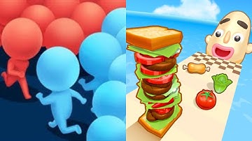 Count Master vs Sandwich Runner - All Level Gameplay Android,iOS - NEW APK UPDATE GAMEPLAY