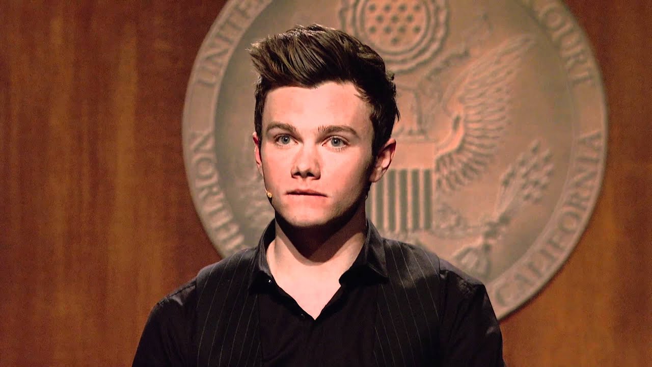Chris Colfer in "8," a Play about Marriage Equality and Prop. 