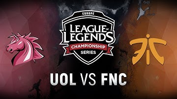 UOL vs. FNC - Week 5 Day 1 | EU LCS Summer Split | Unicorns of Love vs. Fnatic (2018)