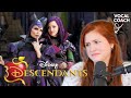 Vocal coach reacts to descendants