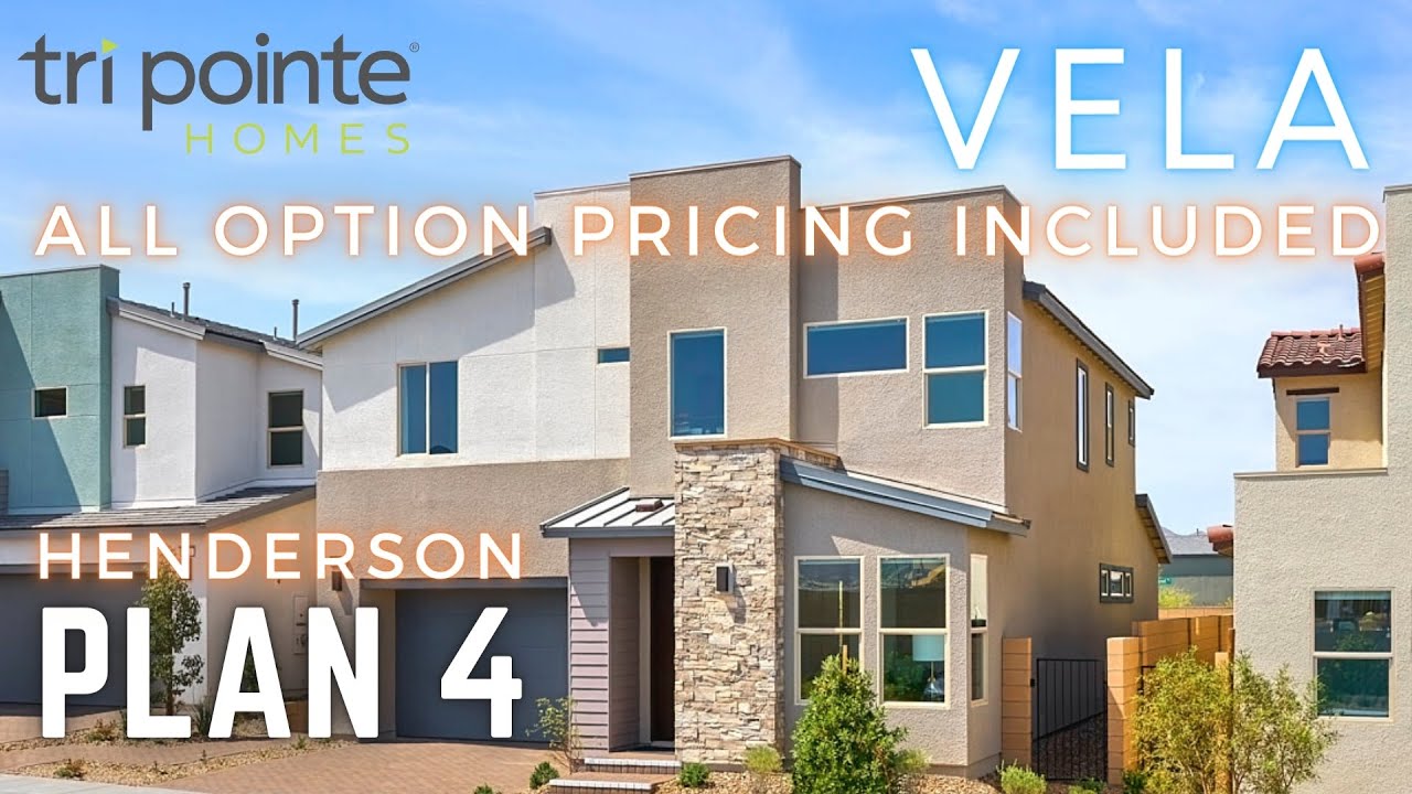 Vela by Tri Pointe Modern Homes for Sale in Inspirada, Henderson Plan