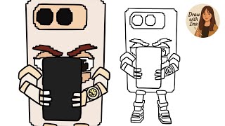 How To Draw Celularcini Viciosini From Steal A Brainrot Roblox - Step By Step