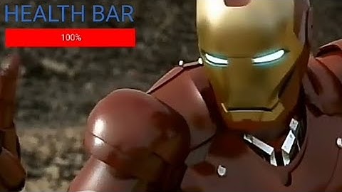 How to make a health bar in videos on android
