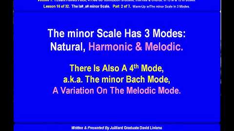 Part 2a. LESSON 16 of 32, The la#_a# minor scale. THEORY