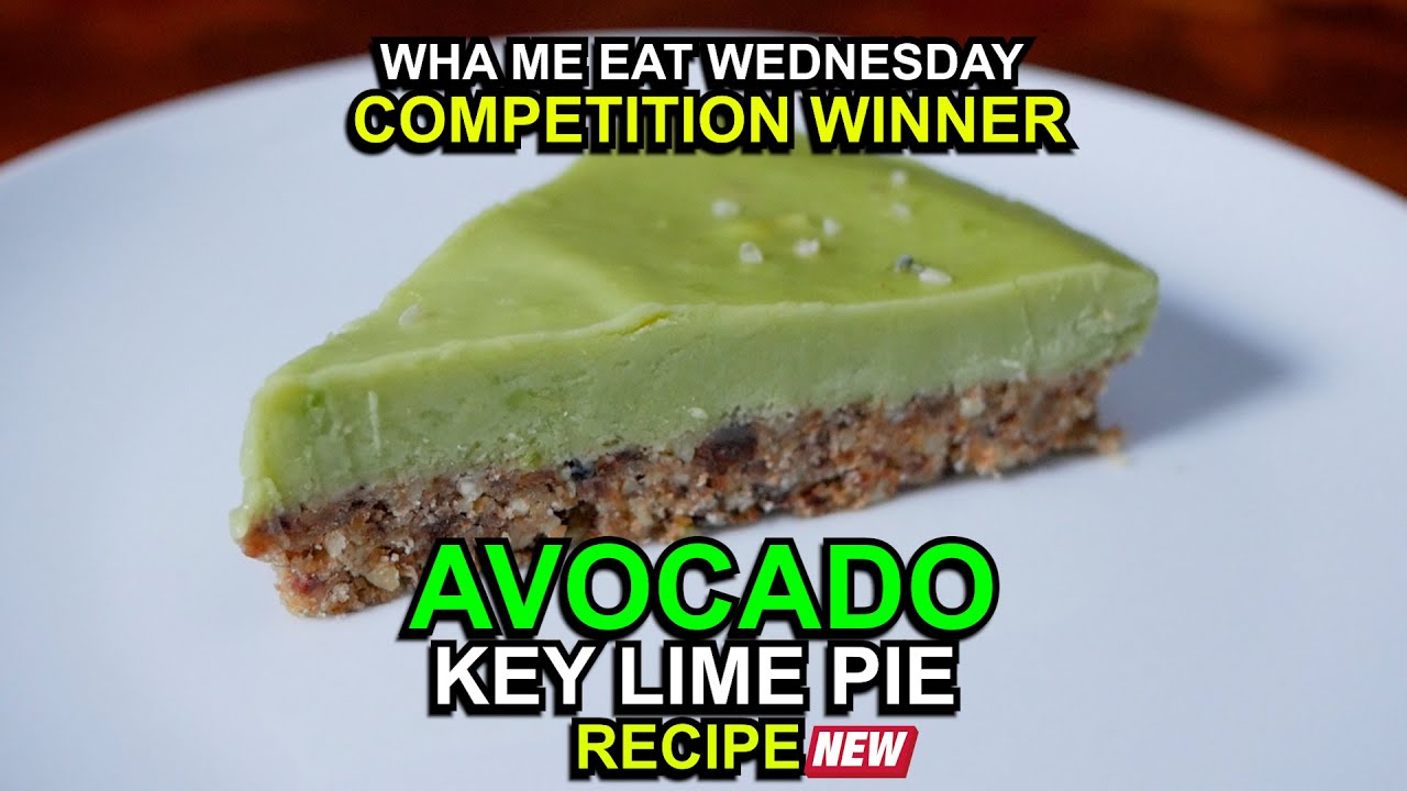 ⁣Macka B's Wha Me Eat Wednesdays 'Avocado Key Lime Pie' Competition Winner Recipe