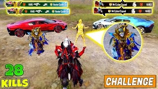 😱 OMG !! ME \& BLOODRAVEN X-SUIT STOLE MYTHIC RED BUGATTI OF MAX FEMALE PHARAOH \& MUMMY IN BGMI\/PUBGM