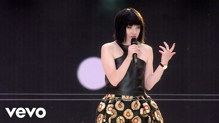 I Really Like You Live version - Live performance video thumbnail