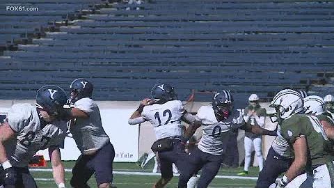 Yale football narrowly beats Dartmouth 24-21