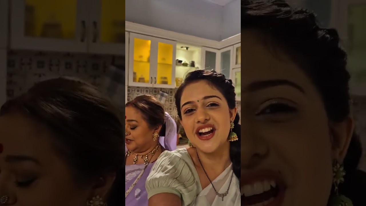 COOKING on Sets Mera Balam Thanedar 🤗😮💫 