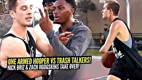 One Armed Hooper DESTROYS Trash Talkers At The Par...