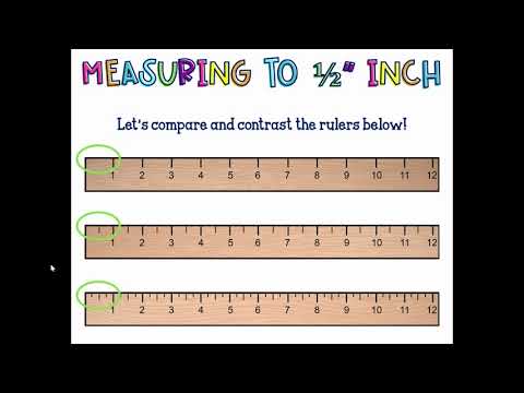 Measure to the Nearest Quarter Inch, Measure with a Ruler