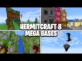 Mega Base Progress on Hermitcraft Season 8   (Hermitcraft Mega bases)