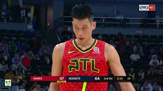 Jeremy Lin&#39;s Offense &amp; Defense Highlights 2018-11-14 Nuggets VS Hawks