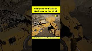 3 Most Amazing Underground Mining Machines in the World #Shorts
