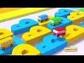 Wheels on the Bus Alphabets Rhyme | round and round | Kindergarten | Parents | Preschool Kiddiestv