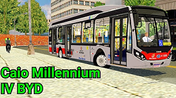 Proton Bus Simulator - Caio Millennium IV BYD Bus Bus Mod|Bus Game