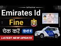 Emirates Id Ka Fine Kaise Check Karen How To Check Fine Emirates Id Online Uae