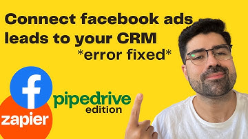 Pipedrive tutorial | How to connect facebook ads leads to your CRM | *error fixed*