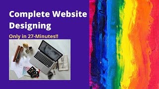 Make & Design Whole Website For Free In 27 Mins Only!