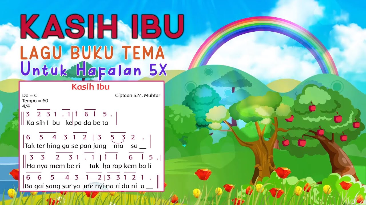 Lirik dan Lagu Kasih Ibu Cipta S.M. Mochtar | SM Muhtar - YouTube