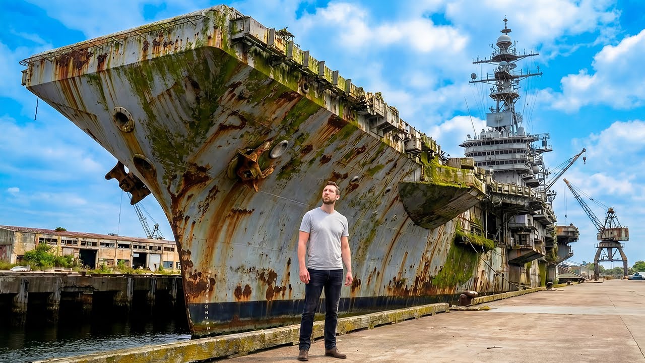 Я купил военный корабль USS Enterprise за 5000 долларов и самостоятельно отреставрировал его....