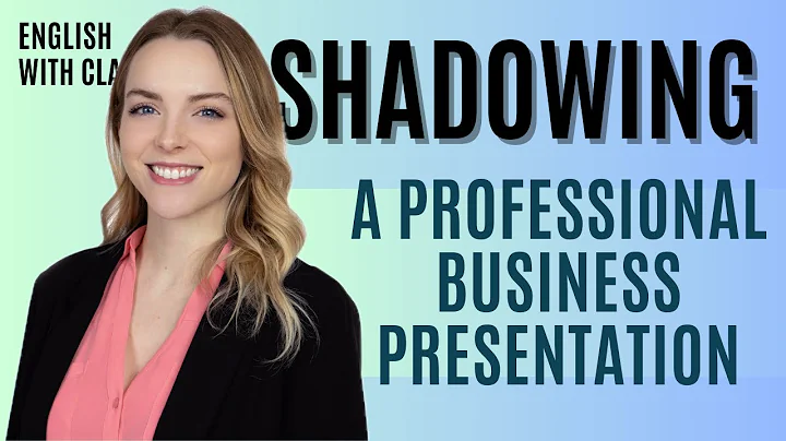 Practice Shadowing a Business Presentation in English thumbnail