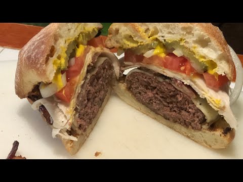 How To Make Cuban Style Burgers | Gourmet Burger Collaboration w/ Stone Mountain BBQ