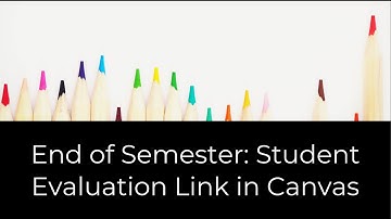 Putting a Link to Course Evals into Your Canvas Course Space