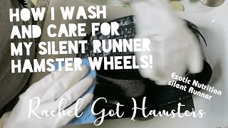 How I Care For & Wash My Exotic Nutrition Silent Runner Hamster Wheels